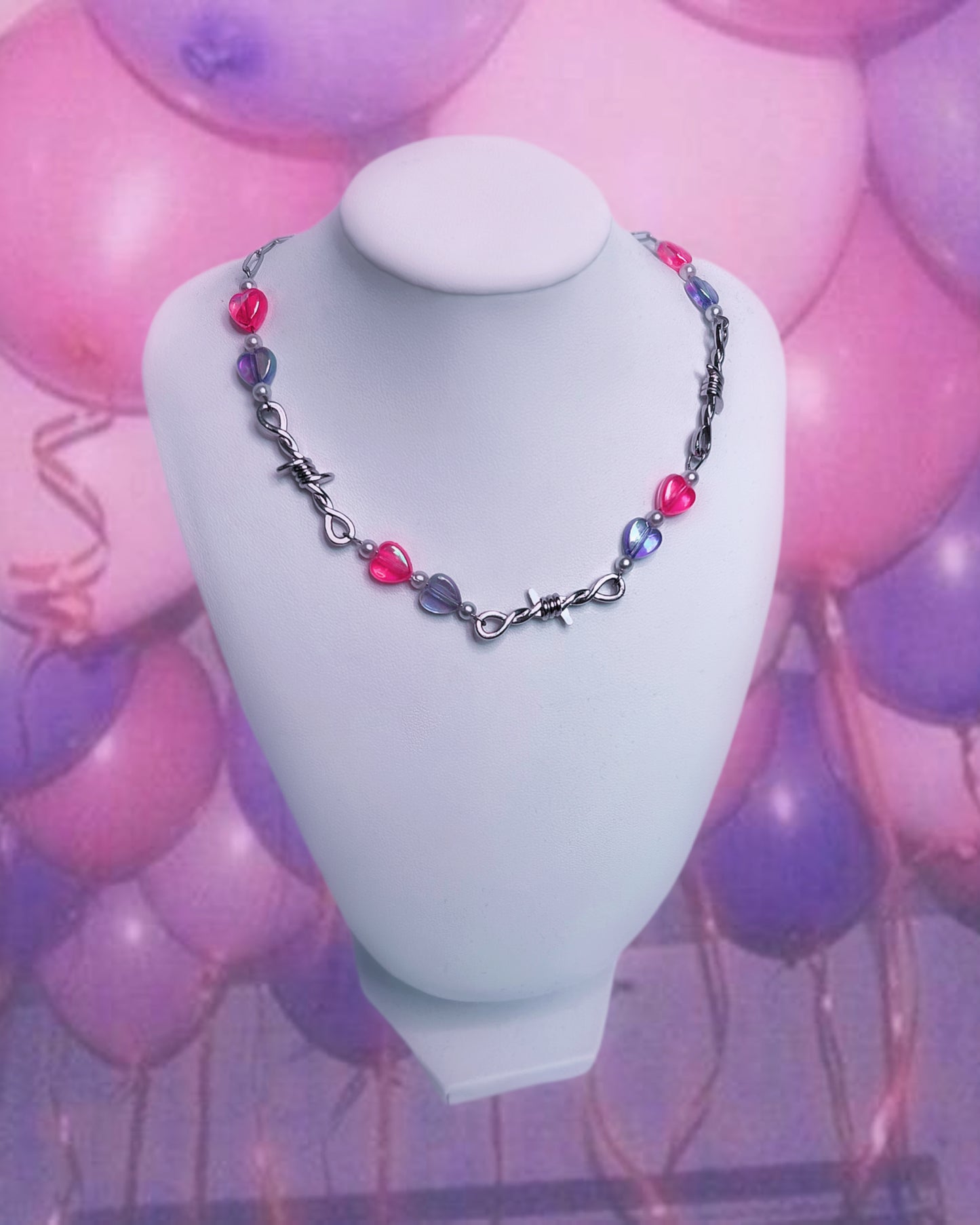 copper sulfate + phosphoric acid candy necklace š¬